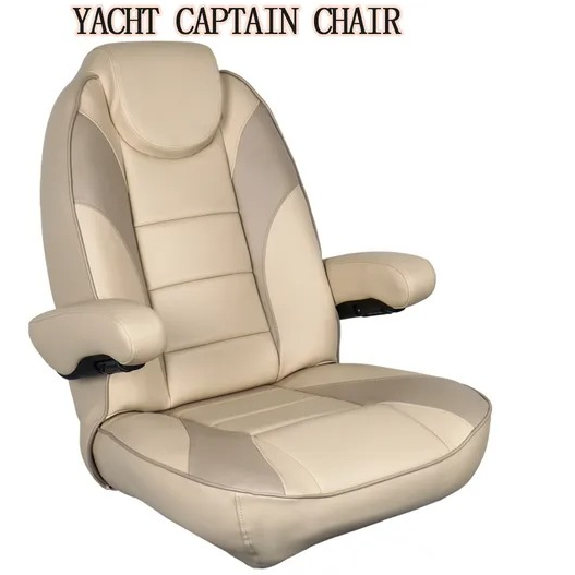 Fishing Boat Seat - Luxury Marine Driver Chair Adjustable Backrest